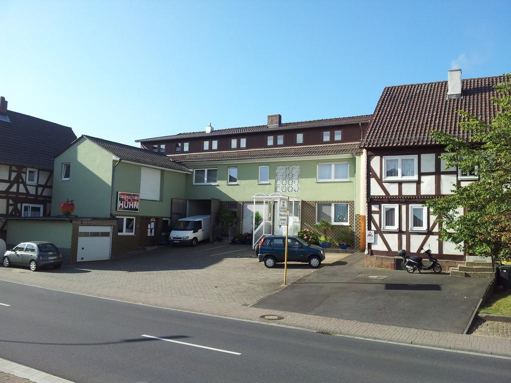 Pension Huhn Angersbach Exteriör bild